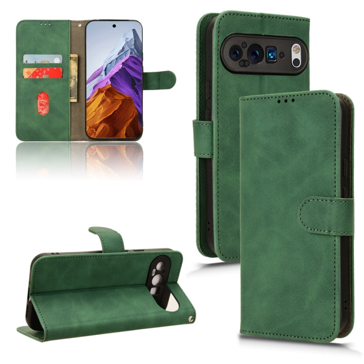 Skin Feel Magnetic Flip Leather Phone Case