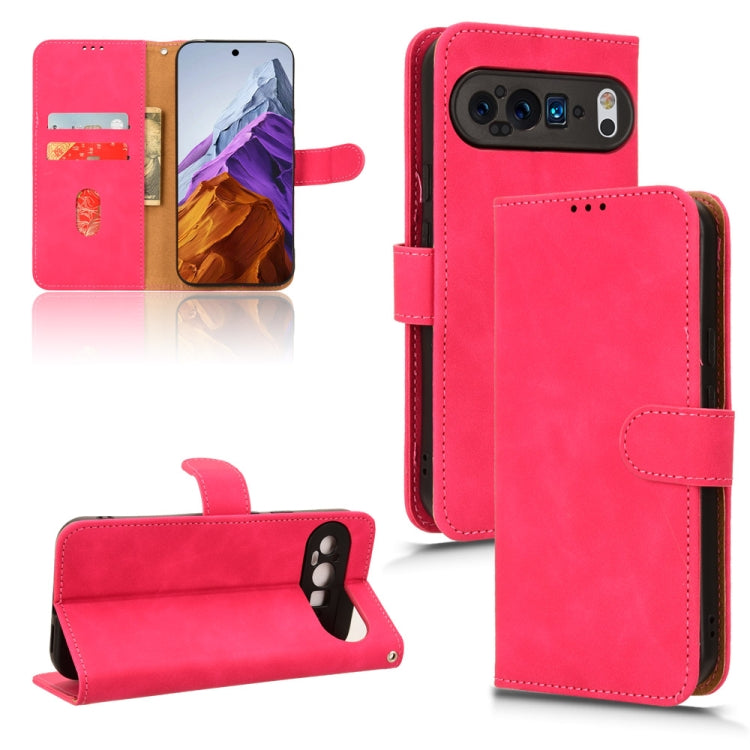 Skin Feel Magnetic Flip Leather Phone Case