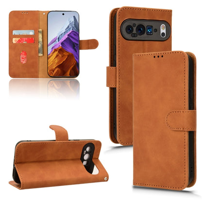 Skin Feel Magnetic Flip Leather Phone Case