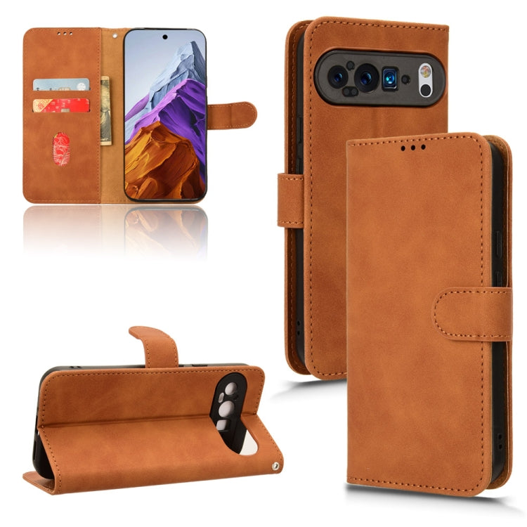 Skin Feel Magnetic Flip Leather Phone Case, For Google Pixel 10 5G / 10 Pro 5G, For Google Pixel 9a, For Google Pixel 9 Pro, For Google Pixel 8a