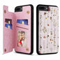 Printed Double Buckle RFID Anti-theft Phone Case, For iPhone 11, For iPhone 11 Pro, For iPhone XS / X, For iPhone XR, For iPhone XS Max, For iPhone 8 Plus / 7 Plus
