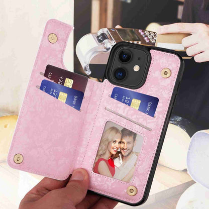 Printed Double Buckle RFID Anti-theft Phone Case, For iPhone 11, For iPhone 11 Pro, For iPhone XS / X, For iPhone XR, For iPhone XS Max, For iPhone 8 Plus / 7 Plus