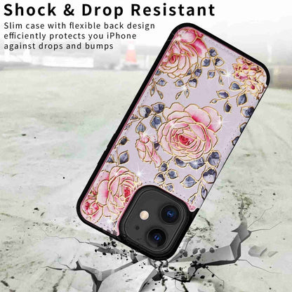 Printed Double Buckle RFID Anti-theft Phone Case, For iPhone 11, For iPhone 11 Pro, For iPhone XS / X, For iPhone XR, For iPhone XS Max, For iPhone 8 Plus / 7 Plus