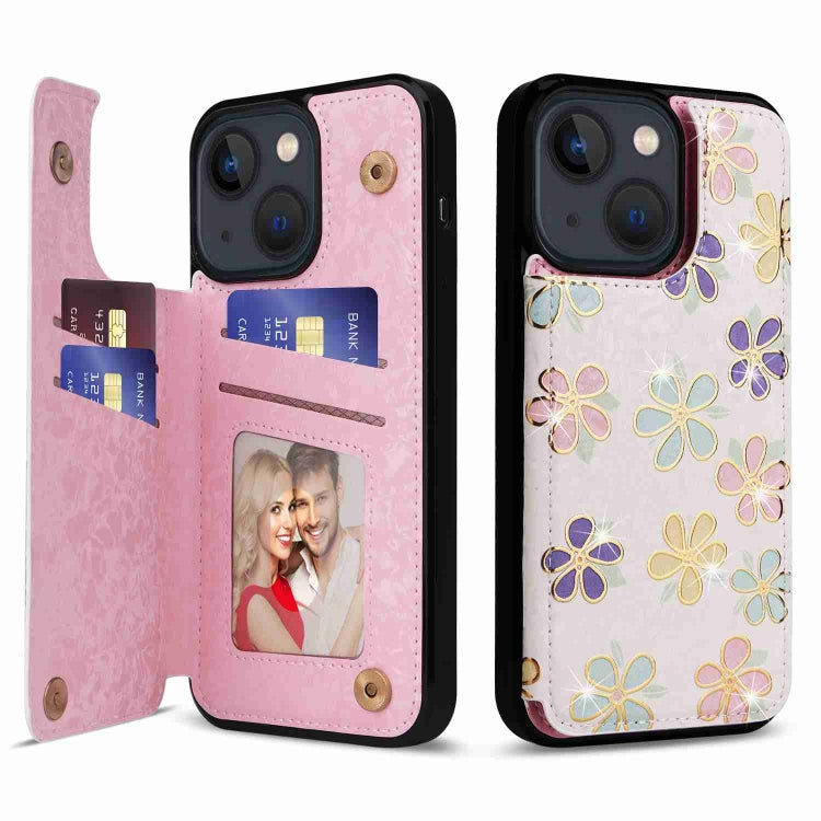 Printed Double Buckle RFID Anti-theft Phone Case, For iPhone 13 Pro Max, For iPhone 13 Pro, For iPhone 13, For iPhone 12 / 12 Pro, For iPhone 12 Pro Max, For iPhone 11 Pro Max
