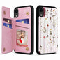 Printed Double Buckle RFID Anti-theft Phone Case, For iPhone 11, For iPhone 11 Pro, For iPhone XS / X, For iPhone XR, For iPhone XS Max, For iPhone 8 Plus / 7 Plus