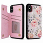 Printed Double Buckle RFID Anti-theft Phone Case, For iPhone 11, For iPhone 11 Pro, For iPhone XS / X, For iPhone XR, For iPhone XS Max, For iPhone 8 Plus / 7 Plus