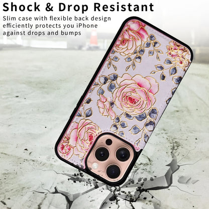 Printed Double Buckle RFID Anti-theft Phone Case, For iPhone 16 Pro, For iPhone 16 Plus, For iPhone 16, For iPhone 15 Pro Max, For iPhone 15 Pro, For iPhone 15 Plus