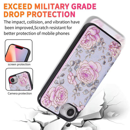 Printed Double Buckle RFID Anti-theft Phone Case, For iPhone 17e / 16e, For iPhone 17 Pro Max, For iPhone 17 Pro, For iPhone 17, For iPhone Air, For iPhone 16 Pro Max
