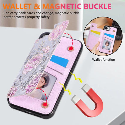 Printed Double Buckle RFID Anti-theft Phone Case, For iPhone 17e / 16e, For iPhone 17 Pro Max, For iPhone 17 Pro, For iPhone 17, For iPhone Air, For iPhone 16 Pro Max