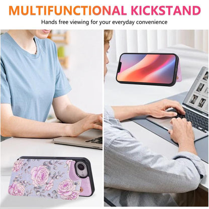 Printed Double Buckle RFID Anti-theft Phone Case, For iPhone 17e / 16e, For iPhone 17 Pro Max, For iPhone 17 Pro, For iPhone 17, For iPhone Air, For iPhone 16 Pro Max