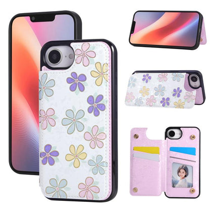 Printed Double Buckle RFID Anti-theft Phone Case, For iPhone 18 / 17, For iPhone 18 Pro / 17 Pro, For iPhone 18 Pro Max / 17 Pro Max, For iPhone 17e / 16e, For iPhone Air, For iPhone 16 Pro Max