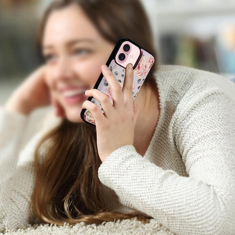 Printed Double Buckle RFID Anti-theft Phone Case, For iPhone 18 / 17, For iPhone 18 Pro / 17 Pro, For iPhone 18 Pro Max / 17 Pro Max, For iPhone 17e / 16e, For iPhone Air, For iPhone 16 Pro Max