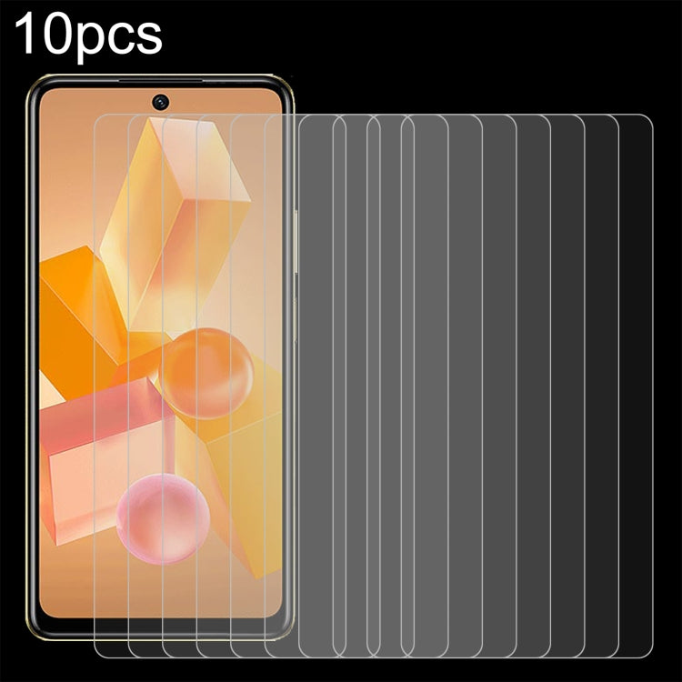 10pcs 0.26mm 9H 2.5D Tempered Glass Film