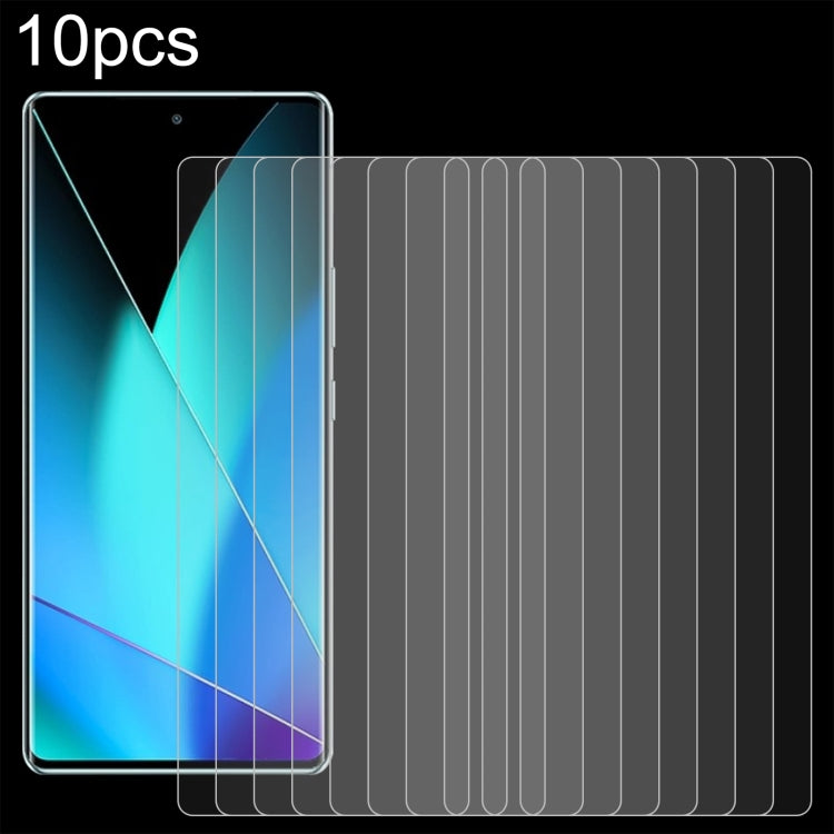 10pcs 0.26mm 9H 2.5D Tempered Glass Film