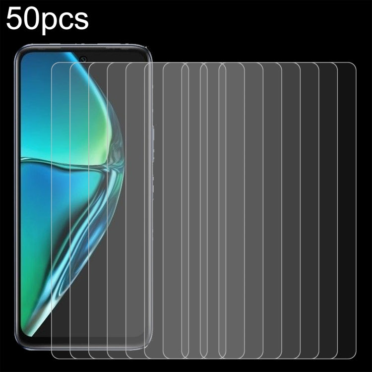 50pcs 0.26mm 9H 2.5D Tempered Glass Film