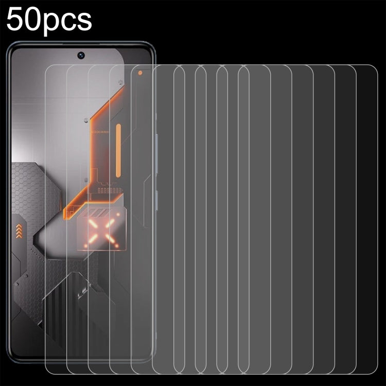 50pcs 0.26mm 9H 2.5D Tempered Glass Film