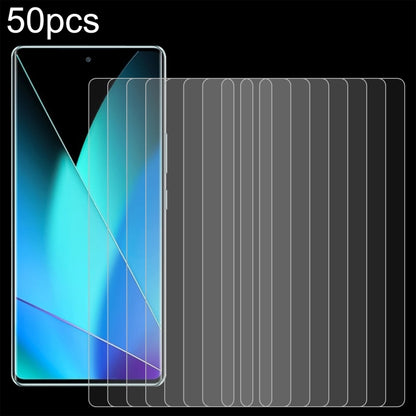 50pcs 0.26mm 9H 2.5D Tempered Glass Film