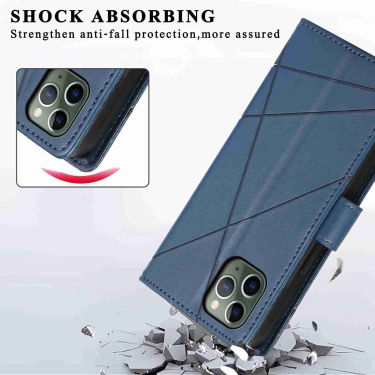 PU Genuine Leather Texture Embossed Line Phone Case, For iPhone 11 Pro, For iPhone XS / X, For iPhone XR, For iPhone XS Max