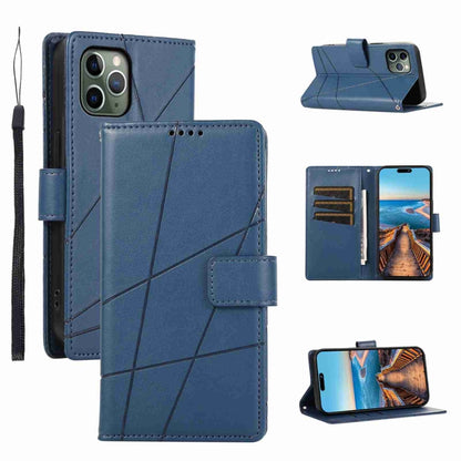 PU Genuine Leather Texture Embossed Line Phone Case, For iPhone 12 Pro, For iPhone 12 mini, For iPhone 11 Pro Max, For iPhone 11