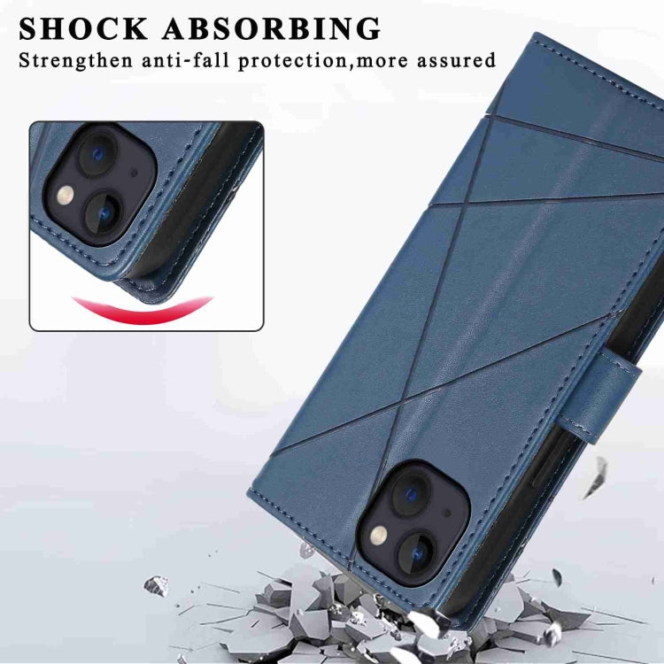 PU Genuine Leather Texture Embossed Line Phone Case, For iPhone 13, For iPhone 13 mini, For iPhone 12, For iPhone 12 Pro Max