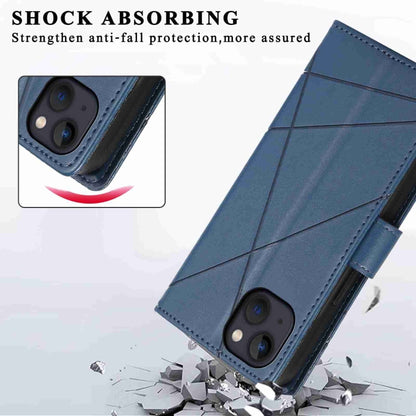 PU Genuine Leather Texture Embossed Line Phone Case, For iPhone 13, For iPhone 13 mini, For iPhone 12, For iPhone 12 Pro Max