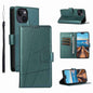PU Genuine Leather Texture Embossed Line Phone Case, For iPhone 15, For iPhone 14 Plus, For iPhone 14, For iPhone 14 Pro