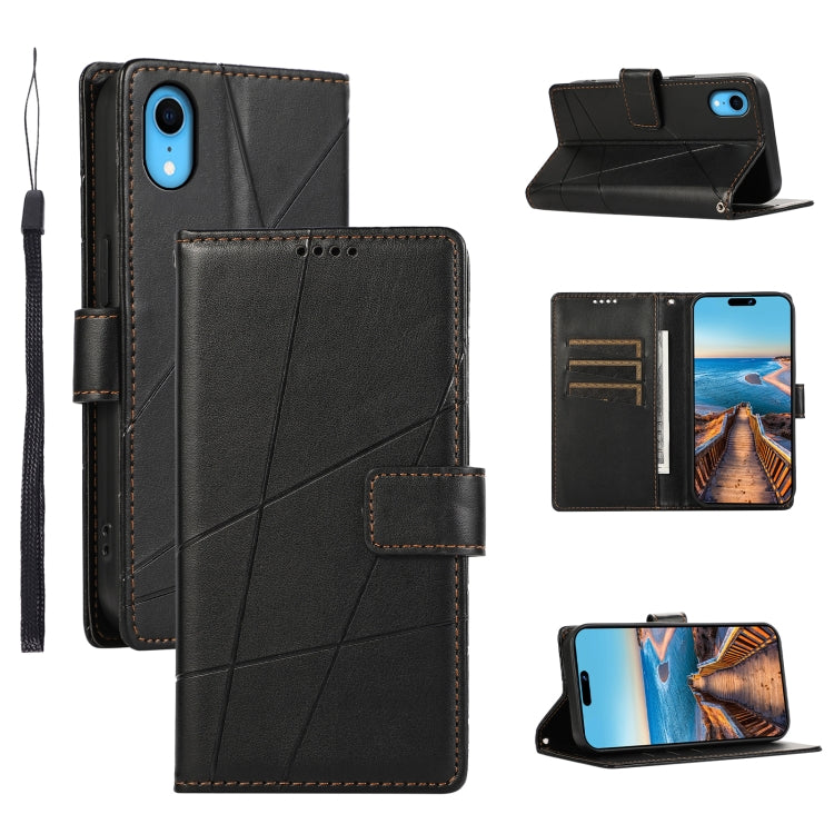 PU Genuine Leather Texture Embossed Line Phone Case, For iPhone 11 Pro, For iPhone XS / X, For iPhone XR, For iPhone XS Max