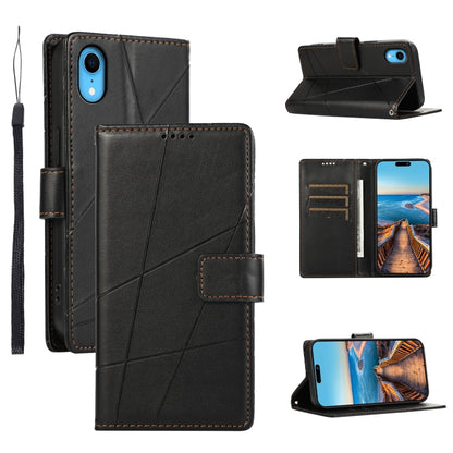 PU Genuine Leather Texture Embossed Line Phone Case, For iPhone 11 Pro, For iPhone XS / X, For iPhone XR, For iPhone XS Max