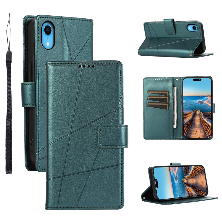 PU Genuine Leather Texture Embossed Line Phone Case, For iPhone 11 Pro, For iPhone XS / X, For iPhone XR, For iPhone XS Max
