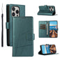 PU Genuine Leather Texture Embossed Line Phone Case, For iPhone Air, For iPhone 16 Pro Max, For iPhone 16 Pro, For iPhone 16 Plus