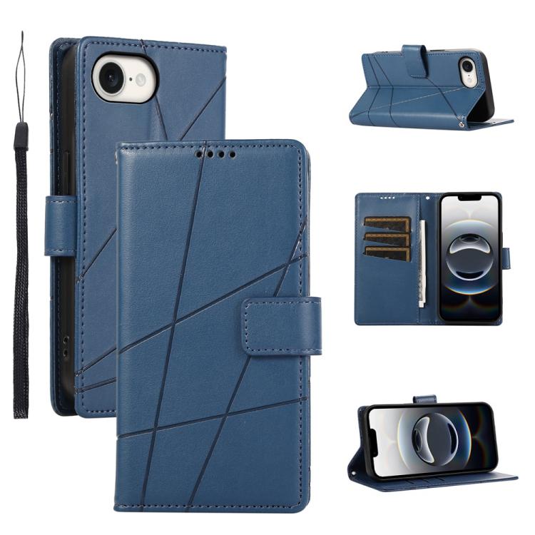 PU Genuine Leather Texture Embossed Line Phone Case, For iPhone 17e / 16e, For iPhone 17 Pro Max, For iPhone 17 Pro, For iPhone 17