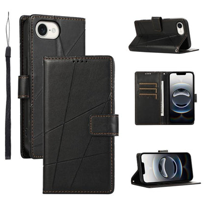 PU Genuine Leather Texture Embossed Line Phone Case, For iPhone 17e / 16e, For iPhone 17 Pro Max, For iPhone 17 Pro, For iPhone 17