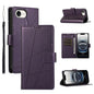 PU Genuine Leather Texture Embossed Line Phone Case, For iPhone 17e / 16e, For iPhone 17 Pro Max, For iPhone 17 Pro, For iPhone 17