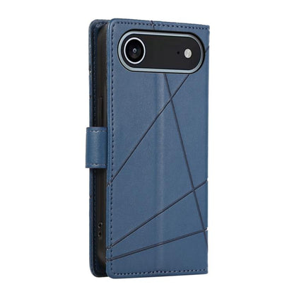 PU Genuine Leather Texture Embossed Line Phone Case, For iPhone Air, For iPhone 16 Pro Max, For iPhone 16 Pro, For iPhone 16 Plus