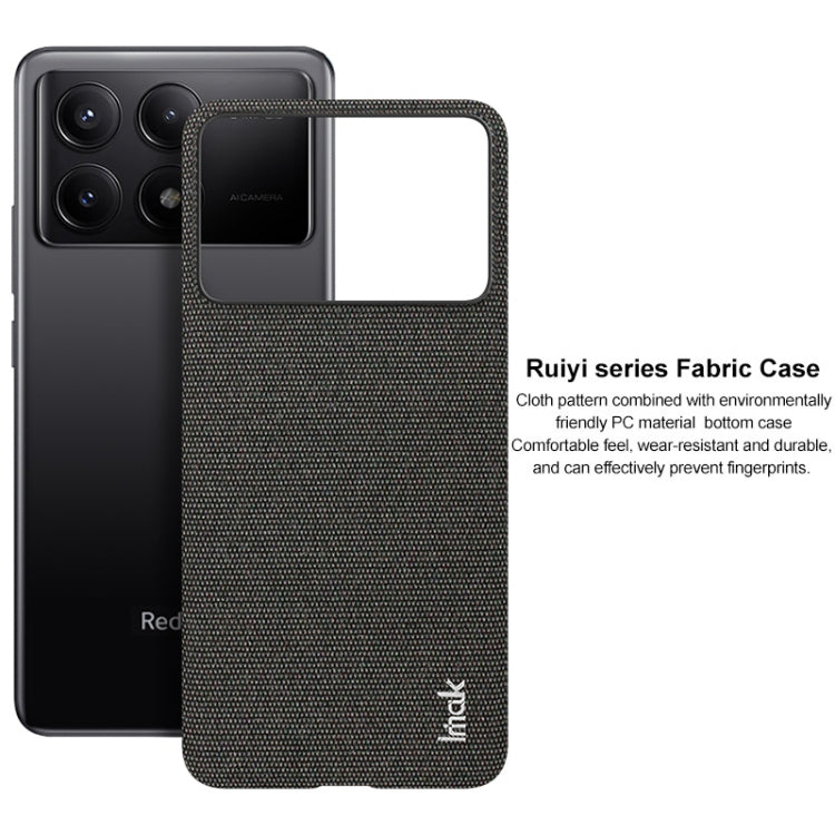 imak Ruiyi Series Cloth Texture PU + PC Phone Case, For Xiaomi Poco X6 Pro 5G/Redmi K70E 5G, For Xiaomi 14 Ultra 5G, For Xiaomi 14 Pro 5G, For Xiaomi 14 5G, For Xiaomi Redmi Note 13 Pro+ 5G, For Xiaomi Redmi Note 13 Pro 5G������������������������������...