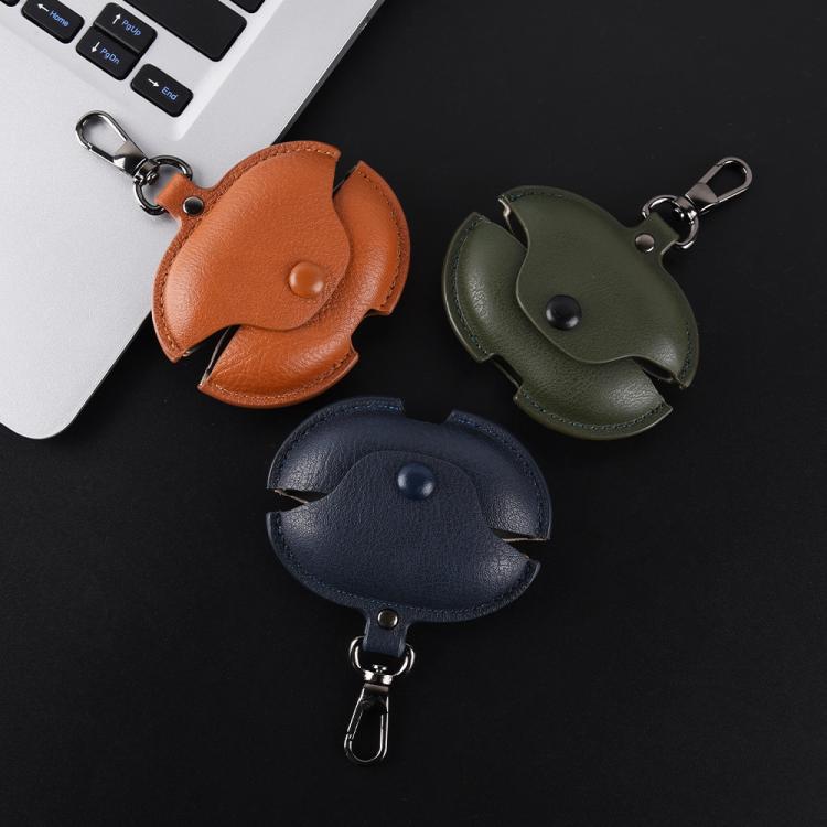 Business Leather Earphone Protective Case with Hook, For Huawei FreeBuds Pro 5 / 4 / 3, For Huawei FreeClip 2, For Huawei FreeBuds SE 4 ANC