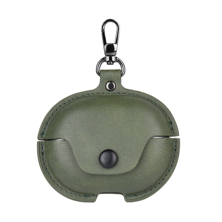 Business Leather Earphone Protective Case with Hook, For Huawei FreeBuds 7i, For Huawei FreeClip