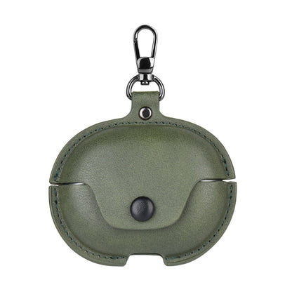 Business Leather Earphone Protective Case with Hook, For Huawei FreeBuds 7i, For Huawei FreeClip