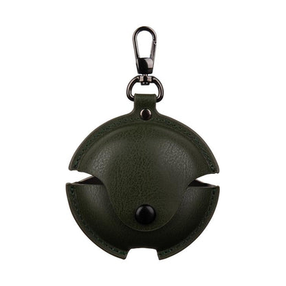 Business Leather Earphone Protective Case with Hook