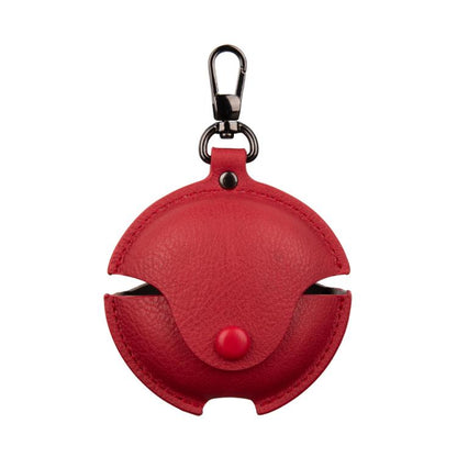 Business Leather Earphone Protective Case with Hook