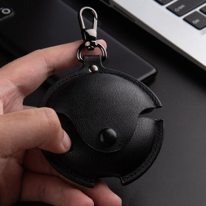 Business Leather Earphone Protective Case with Hook, For Huawei FreeBuds 7i, For Huawei FreeClip