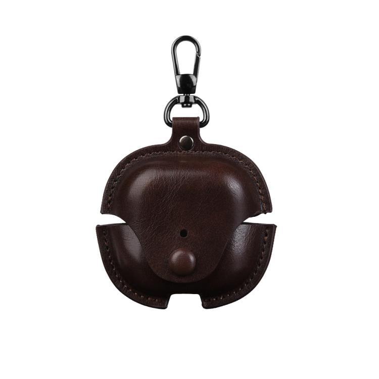Business Leather Earphone Protective Case with Hook