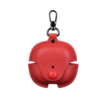 Business Leather Earphone Protective Case with Hook