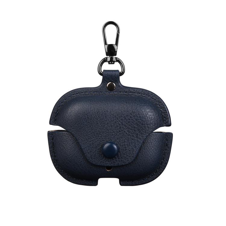 Business Leather Earphone Protective Case with Hook