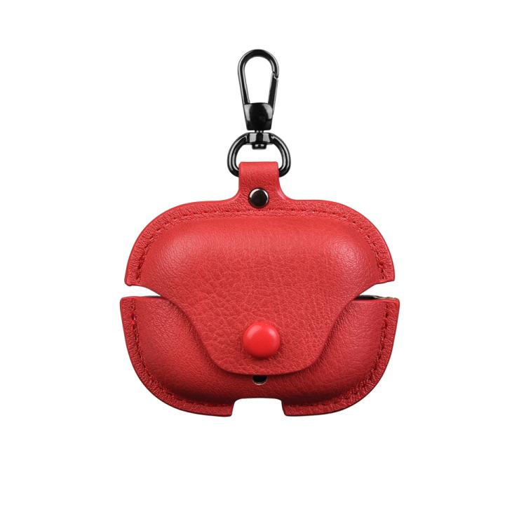 Business Leather Earphone Protective Case with Hook
