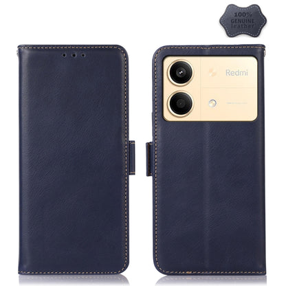 Magnetic Crazy Horse Texture Genuine Leather RFID Phone Case, For Xiaomi Redmi A3, For Xiaomi Redmi 13C 4G/5G/Poco C65/Poco M6, For Xiaomi Redmi Note 13 Pro 4G/Poco M6 Pro, For Xiaomi Redmi K70E/Poco X6 Pro, For Xiaomi Redmi Note 13R Pro���������������...