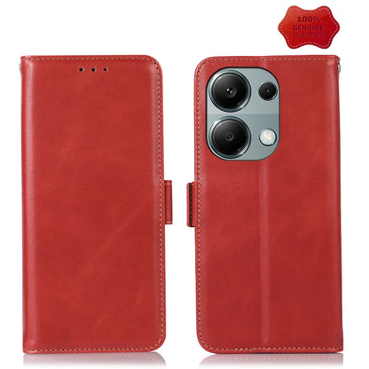 Magnetic Crazy Horse Texture Genuine Leather RFID Phone Case, For Xiaomi Redmi A3, For Xiaomi Redmi 13C 4G/5G/Poco C65/Poco M6, For Xiaomi Redmi Note 13 Pro 4G/Poco M6 Pro, For Xiaomi Redmi K70E/Poco X6 Pro, For Xiaomi Redmi Note 13R Pro���������������...