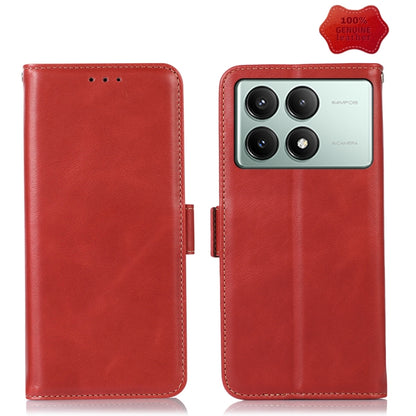 Magnetic Crazy Horse Texture Genuine Leather RFID Phone Case, For Xiaomi Redmi A3, For Xiaomi Redmi 13C 4G/5G/Poco C65/Poco M6, For Xiaomi Redmi Note 13 Pro 4G/Poco M6 Pro, For Xiaomi Redmi K70E/Poco X6 Pro, For Xiaomi Redmi Note 13R Pro���������������...