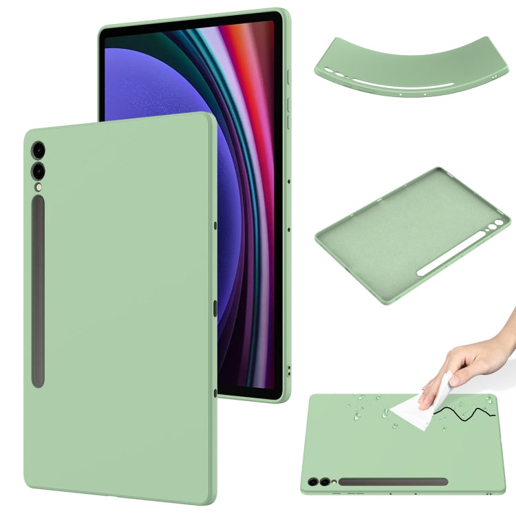 Pure Color Liquid Silicone Shockproof Tablet Case, For Samsung Galaxy Tab S9, For Samsung Galaxy Tab S9+