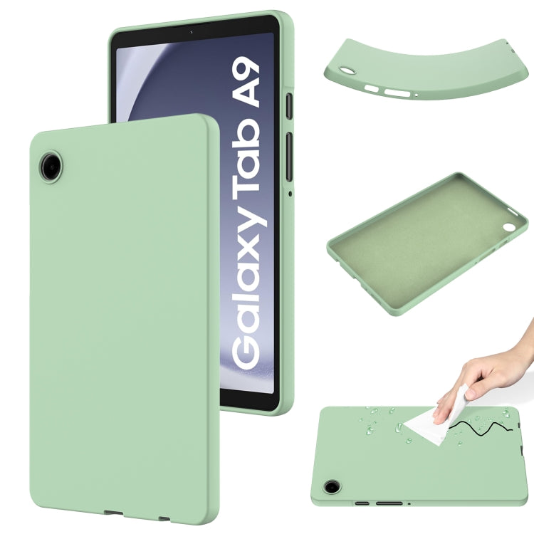 Pure Color Liquid Silicone Shockproof Tablet Case